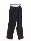BASERANGE French linen cotton FOLIO casual pants soft and comfortable BAS-TRFO-LC-SU25-Black